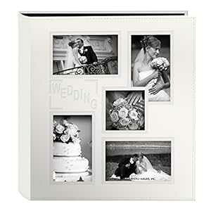 pCIjA R[W t[ G{XH EFfBO D U[bg Jo[ tHg AoAAC{[ Pioneer Photo Albums Pioneer Collage Frame Embossed Wedding Sewn Leatherette Cover Photo Album, 