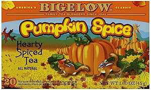 Bigelow Tea pvL XpCX ubN eB[obOA20  Bigelow Tea Pumpkin Spice Black Tea Bags, 20 Count