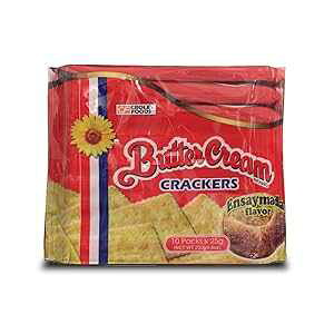 Croley Foods o^[N[ NbJ[ - GZC}_A8.8 IX (250g) 10  Croley Foods Buttercream Crackers - Ensaymada Flavor, 8.8 oz (250g) 10 Count