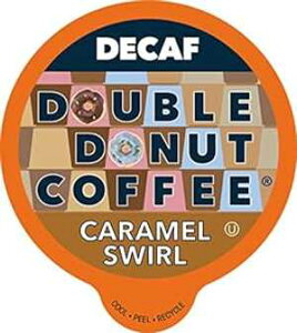 _uh[ic̃L[O K Jbv[J[pL X[ ~fBA [Xg fJtF t[o[ R[q[ |bhA24 JvZ Double Donut Coffee Caramel Swirl Medium Roast Decaf Flavored 