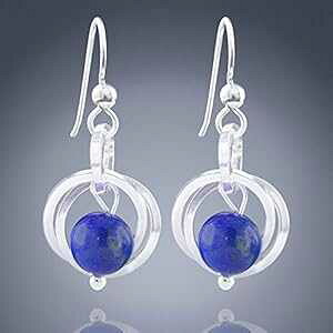 VvȃCu[ sXY {̕ 925 X^[OVo[ _O CO iȃWG[ MtgACfA p Tahmi Simple Royal Blue Lapis Lazuli Real Gemstone 925 Sterling