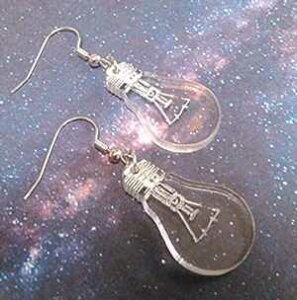 dCOAXe[gg COAACfA COA[U[ JbgAJX}ܒIȊȃ_O CO It's Just So You Light Bulb Earrings, Statement Earrings, Idea Earrings, L