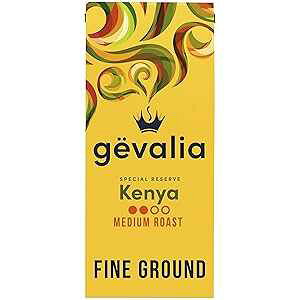 Gevalia Special Reserve Kenya Mild Roast Fine Ground Coffee (10 oz Bag)