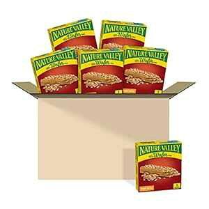 Nature Valley NXs[N[~[EGn[Xo[As[ibco^[A1.3IXA5Jbgi6pbNj Nature Valley Crispy Creamy Wafer Bar, Peanut Butter, 1.3 oz, 5 ct (Pack of 6)