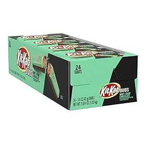HERSHEY'S LbgJbg fIX ~gƃ_[N`R[g̃EGn[X LfB[AoNʕA1.5 IX o[ (24 ) HERSHEY'S KIT KAT DUOS Mint and Dark Chocolate Wafer Candy, Bulk Individually Wra