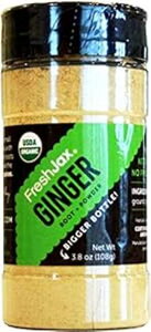 FreshJax v~AI[KjbNXpCXAn[uAA (FI[KjbNIpE_[ - {g) FreshJax Premium Organic Spices, Herbs, Seasonings, and Salts (Certified Organic Ginger Root Powder - Large 