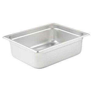 Winco �A���`�W���~���O �X�`�[���p���A�n�[�t�T�C�Y x 4 �C���`�A�W���d�� Winco Anti-Jamming Steam Pan, Half-Size x 4-Inch, Standard Weight