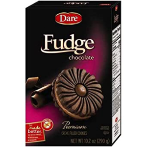 デアフーズチョコレートファッジクリーム入りクッキー 10.2オンス-1ケースあたり12個 Dare Foods Chocolate Fudge Creme ＜セール＆特集＞ 爆安 Filled case. 12 Cookie per Ounce 10.2 -