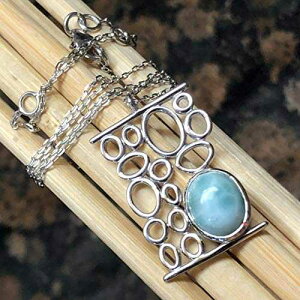 �V�R�h�~�j�J�Y�����}�[ 925 �\���b�h �X�^�[�����O �V���o�[ �l�b�N���X 16 �C���` Natural Rocks by Kala Natural Dominican Larimar 925 Solid Sterling Silver Necklace 16