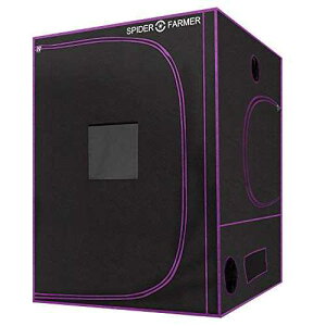 Spider Farmer 5�t�B�[�g x 5�t�B�[�g �����e���g 600D �L�����o�X �Ռ����ː����e���g �}�C���[���k�͔| �����A���̐������� �����e���g 60�C���` x 60�C���` x 80�C���` SF2000/SF4000 LED�������C�g�ɓK