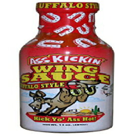 ASS KICKIN’ Buffalo Wing Sauce - 13 oz – Try if you dare! – Perfect Gourmet Gift for the Wing Sauce Fan