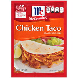 マコーミックチキンタコスシーズニングミックス、1オンス McCormick Chicken Taco Seasoning Mix, 1 oz