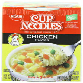 日清カップラーメンラーメンスープ、チキンフレーバー、2.25オンス（12個入り） Nissin Cup O'Noodles Ramen Noodle Soup, Chicken Flavor, 2.25-Ounce (Pack of 12)
