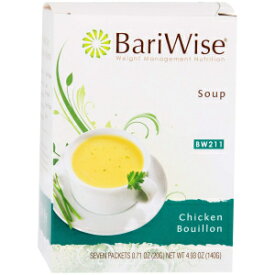 1 Box - 7 Count, Chicken Bouillon, BariWise High Protein Low-Carb Diet Soup Mix - Low Calorie, Fat Free Chicken Bouillon (7 Count)