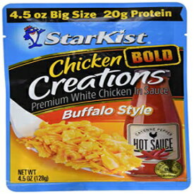 StarKistチキンクリエーションズボールド、バッファロースタイル、4.5オンス StarKist Chicken Creations Bold, Buffalo Style, 4.5 Ounce