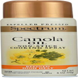 Spectrum Essentials キャノーラ油クッキング スプレー、6 オンス Spectrum Essentials Canola Oil Cooking Spray, 6 oz