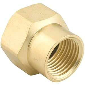 Gilmour 1/2 �C���`�^�J�_�u�����X�z�[�X�R�l�N�^ 5FP7FH Gilmour 1/2-Inch Brass Double Female Hose Connector 5FP7FH