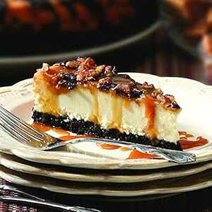 `R[gLs[J`[YP[L David's Cookies Chocolate Caramel Pecan Cheesecake