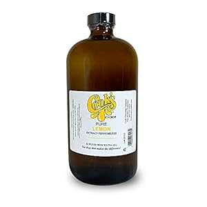 Cook's Pure Lemon ExtractADꂽiAR[hvXAsgpAOet[AAQt[A32 IX Cook's Pure Lemon Extract, Superior Quality, Cold Pressed Lemon, Sugar Free, Gluten Free, Aller