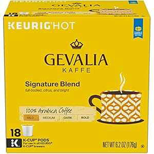 Gevalia VOl`[ uh }Ch [Xg K Jbv R[q[ |bh (18 |bh) Gevalia Signature Blend Mild Roast K-Cup Coffee Pods (18 Pods)