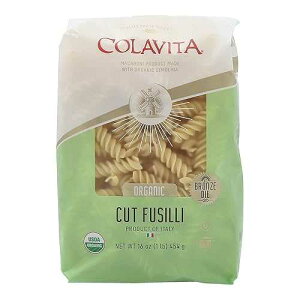 Colavita Pasta - Organic Cut Fusilli, 1 Pound - Pack of 20
