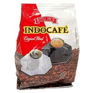 ChJtF IWiuh lߑւpbN CX^gR[q[ (6.34IX) Indocafe Original Blend Refill Pack Instant Coffee (6.34 Oz)