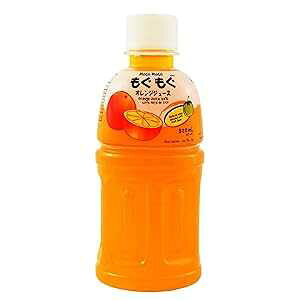 OOW[X i^fRR IW 12|h (6pbN) Mogu Mogu Juice with Nata De Coco, Orange, 12 Pound (Pack of 6)