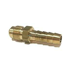EDGE INDUSTRIAL 5/16 C`z[Xa 5/16 C` 45° IXtAXg[g^JtBbeBOR/C//IC/KX/WOG EDGE INDUSTRIAL 5/16" Hose ID to 5/16" 45 Male Flare Straight Brass Fitting Fuel/AIR / Water/O