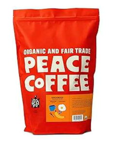 Peace Coffee Birchwood Breakfast Blend 5 lb Ground Medium Roast Organic Fair Trade Smooth, Mild Flavor Shade Grown, Fresh Roasted