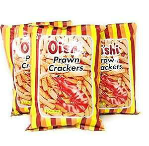 ΊCVׂ IWi 3.17IX 3pbN Oishi Prawn Crackers Original Flavored 3.17oz, 3 Pack
