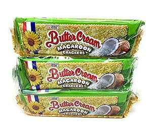 Croley Foods o^[N[NbJ[ - }JA10A3pbN Croley Foods Buttercream Crackers - Macaroon Flavor, 10 Count, 3 Pack