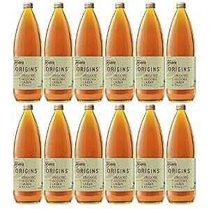 Tejava Origins قΒA1 bgKX{g 12 AY̗tŏAI[KjbNAʃob` Tejava Origins hojicha Green Tea, 12Count 1 Liter Glass Bottles, Brewed With Leaves From Kagoshima, Japan, O