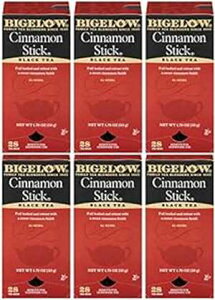 Bigelow ViXeBbNg eB[obO 28  (6 pbN) Vi̍g VRѐlH Bigelow Tea Bigelow Cinnamon Stick Black Tea Bags 28-Count Boxes (Pack of 6) Cinnamon Flavored Black Tea Naturally 