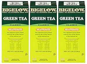 Bigelow JtFCXΒ 28 {bNX (3 pbN) v~AܓJtFCt[ΒALxȓVR̃JtFCXAʂ̃zCܓ Bigelow Tea Bigelow Decaffeinated