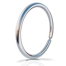 小さなシルバーノーズリング - ハンドメイド 7mm スターリングシルバーノーズリング - 低刺激性シルバー 18 ゲージノーズフープジュエリー Lugasis FINE JEWELRY Tiny Silver Nose Ring - Handmade 7mm Sterling SIlver Nose Ring - Hypoallergenic