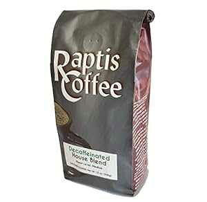 Raptis Coffee Roasters JtFCX nEX uh OEh R[q[ 12 IX obO Raptis Coffee Roasters Decaffeinated House Blend Ground Coffee 12oz bag