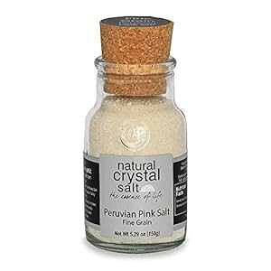 Laurie & Pujalt VRNX^\g qy[YsN\g 5.29 IX (150 g) |gKRNtfUCOX (1 pbN) Laurie & Pujalt Natural Crystal Salt Fine Grain Peruvian Pink Salt 5.29 OZ ( 
