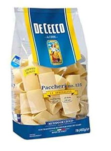 De Cecco Zi pX^ApbP No.125A1 |h De Cecco Semolina Pasta, Paccheri No.125, 1 LB