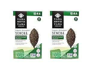  R{RL@ v~AO[eB[ (2pbNAv2.4IX) Sencha, Yamamotoyama Organic Sencha Premium Green Tea (2 Pack, Total of 2.4oz)