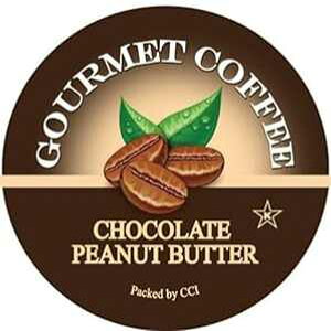 `R[gs[ibco^[̃OR[q[AVOT[uJbv100t Chocolate Peanut Butter Flavored Gourmet Coffee, 100 Single Serve Cups