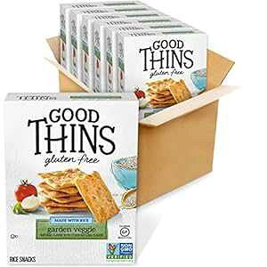 Good Thins Garden xWCXXibN Oet[NbJ[A6`3.5IX Good Thins Garden Veggie Rice Snacks Gluten Free Crackers, 6 - 3.5 oz Boxes