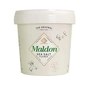 Maldon Salt, Ct[NA20IX (570 g)A6AĖ\ȗAR[V[Ai`AAOAs~bhNX^ Maldon Salt Company Maldon Salt, Sea Salt Flakes, 20 oz (570 g), 6 Count, R