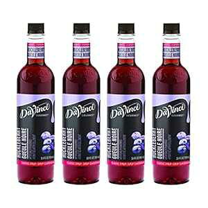 DaVinci Gourmet Classic Huckleberry Syrup, 25.4 Fluid Ounce (Pack of 4)