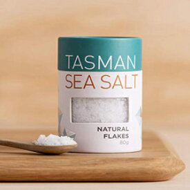 タスマンナチュラルシーソルト-80gキャニスター（ナチュラル） Tasman Sea Salt Tasman Natural Sea Salt - 80g Canister (Natural)