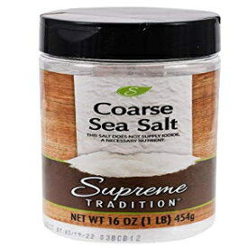 Supreme Tradition Coarse Sea Salt 16 Oz