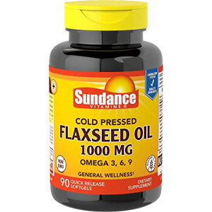 大注目 Sundance Flaxseed 格安店 Oil 1000 Count 90 mg Tablets