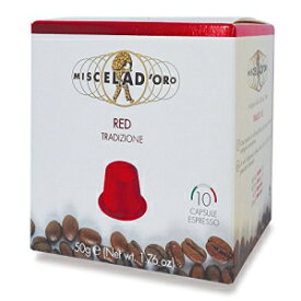 Miscela d'Oro エスプレッソ ネスプレッソ互換カプセル - フルケース - すべてのブレンド (レッド) Miscela d'Oro Espresso Nespresso Compatible Capsules - Full Case - All blends (Red)