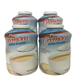 Borden Cremora 非乳製品コーヒークリーマーパウダー 35.3 オンス プラスチック製コーヒースターラー付き (4 個パック) Borden Cremora Non Dairy Coffee Creamer Powder 35.3 oz with Plastic Coffee Stirrers (Pack of 4)
