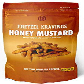 Dakota Style Honey Mustard Pretzel Kravings, Crunchy Snack Pretzels, 10 Ounce, 5 Pack