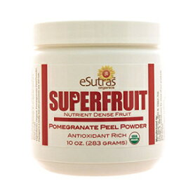 eSutras Organics Pomegranate Peel Powder Superfood, 10 Ounce